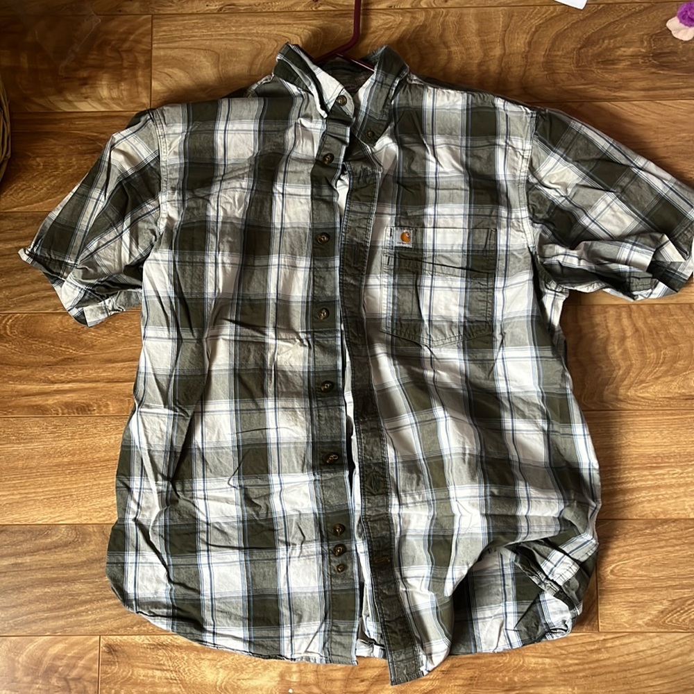 Plaid button up shirt
